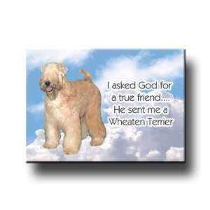 Wheaten Terrier True Friend Fridge Magnet No 2