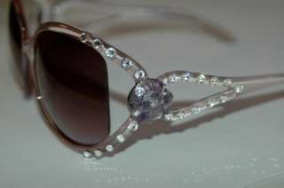 Bling Sunglasses Swarovski Crystal Elements & Turquoise Stone 400UV 