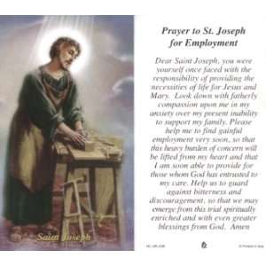  Prayer to Saint Joseph for Employment   100 pack Paper 