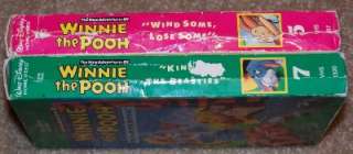 featured these hard to find Disney VHS Winnie The Pooh videos Wind 