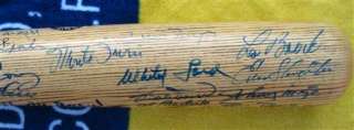 Signed Rawlings Bat Mickey Mantle Ted Williams HOFers