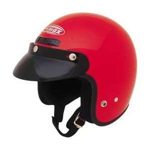   Open Face Helmet , Size Lg XL, Size Segment Youth, Color Red 102032