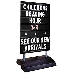 Magic Master Springer Sidewalk Sign   Changeable Message Board  