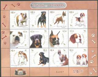 DOGS   MEXICO Yv # 2341/52 Compl Set Mint NH VF  