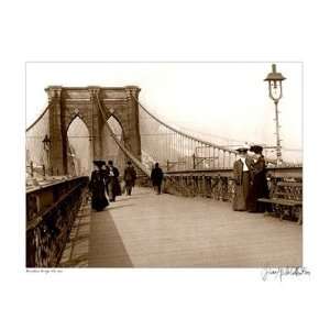  Merlis Collection   Brooklyn Bridge, New York, 1905 Giclee 