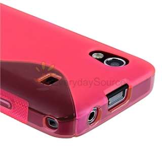 New Hot Pink TPU Gel Skin Case Cover For Samsung Galaxy Ace GT S5830 