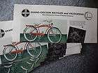 Evans Colson Bicycles and Velocopedes Advertisement Sheets 1950s