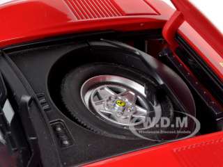 FERRARI 308 GTB RED 1/18 DIECAST MODEL CAR BY HOTWHEELS W1775 