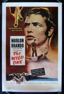 THE WILD ONE * 1SH ORIG MOVIE POSTER MARLON BRANDO 1953  