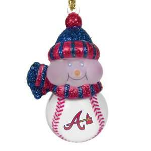  Atlanta Braves All Star Light Up Ornament Set Of 3