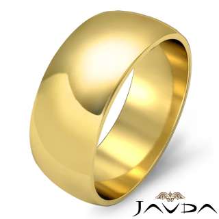 9g 5.5z Ladies Wedding Band Dome Ring 8mm Gold Yellow 18k  