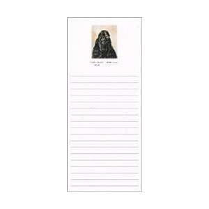  Black Cocker Spaniel List Pads   Set of Two Everything 