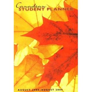 Canadian Student Planner (August 2008 August 2009) by Pomegranate 
