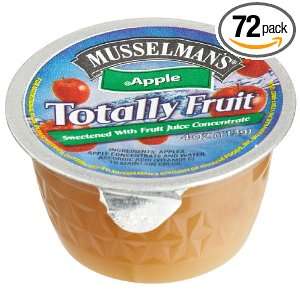 Musselmans Totally Fruit Apple Sauce, 4 Ounce Cups (Pack of 72 