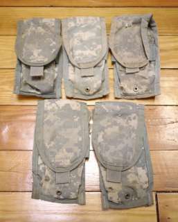   US Military Army MOLLE II Two Magazine Ammo Mag Pouches Digital Camo