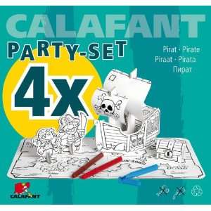  Calafant USA Party Set Pirates for 4 Toys & Games