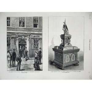  1880 Gladstone Downing Street Casket Dutch Army Gift