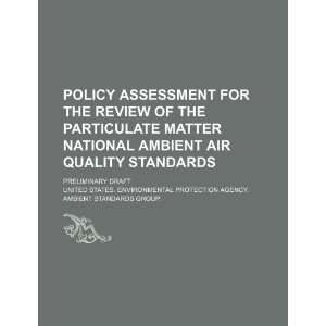   air quality standards preliminary draft (9781234544591) United