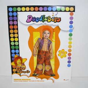 Moe Doodle Doodlebops Costume Toddler 3T 4T #6440  