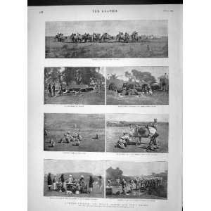  1893 INDIAN PRINCES ELEPHANT BAKERY JANDUR MONKEYS WAR 