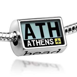 Beads Airport code ATH / Athens country Greece   Pandora Charm 