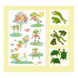  Frogs and Turtles Scrapbooking Stickers Toys & Games