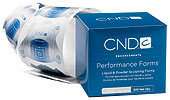 CND Creative Nail Design PERFORMANCE FORMS Silver 300ct  