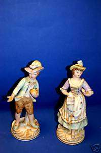 Vintage Maruri Couple Figurine Japan  