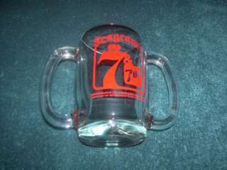 1981 Seagrams 7 UP Double Handled Mug Anchor 7up  