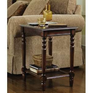   Walnut finish Wooden End Table by Collections Etc
