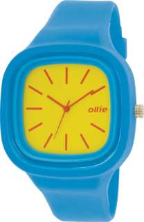 Blue & Yellow Rubber Watch Chill by Ollie OLK90003 M  