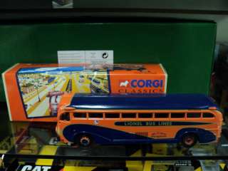 Corgi Diecast Bus Lionel Yellow Coach 743 LE MIB 53902  
