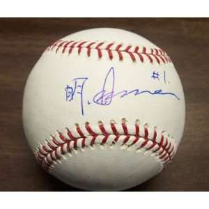 Akinori Iwamura Autographed Baseball 