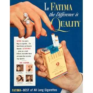  1951 Ad Fatima Blend Cigarette Liggett Myers Jack Webb 