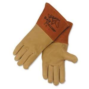  Grain Pigskin MIG Welding Gloves   Long Cuff   Small