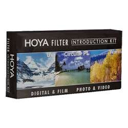 Hoya 77m 3 piece Filter Kit (UV, CPL, 81A, Wallet) 024066050137  