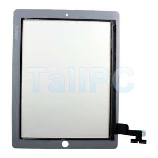 White Touch Screen Glass Digitizer For Apple iPad 2 2nd Gen  