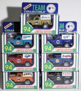 Matchbox 1994 Team Collectible White Rose Flareside Pick up Truck MLB 