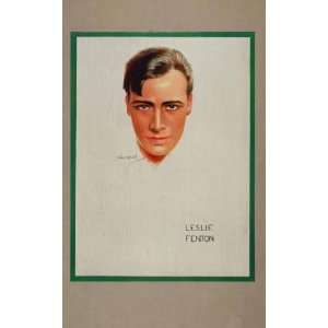 1926 Leslie Fenton Usabal Fox Silent Film Star Director   Orig. Hand 