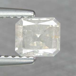 62cts Radiant White H Color Natural Loose Diamond  