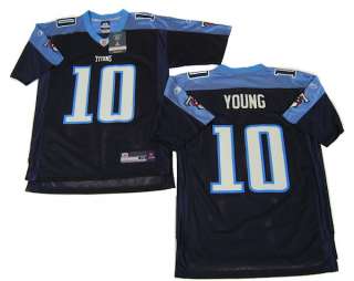 VINCE YOUNG Tennesse Titans Reebok Replica Jersey BLUE  