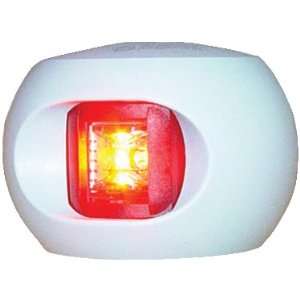   Series 34 White Port LED Bulkhead Side Light   Red