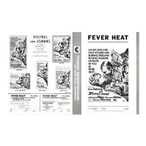  Fever Heat Original Movie Poster, 13 x 15 (1968)