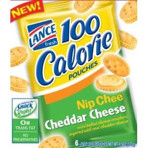 Lance Nip Chee Cheddar Cheese Crackers 100 Calorie Pouch 4.5 oz. net