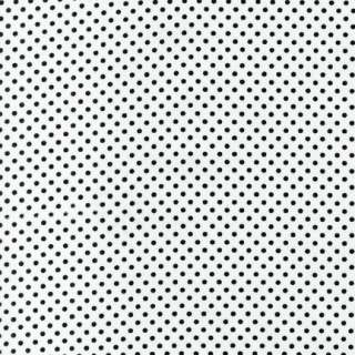 Tiny Black Dots on White Cotton Quilt Fabric  