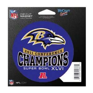  Baltimore Ravens 2011 AFC Conference Championship 4x6 Die 