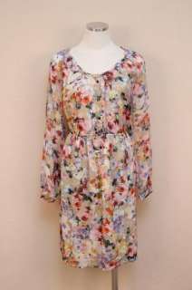 JCrew $395 Maisie Dress in Waterfloral 4 Violet  