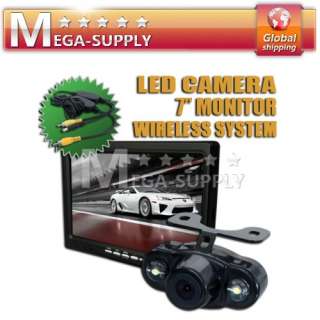 Car Rear View Kit   7 LCD Monitor + Wireless Camera