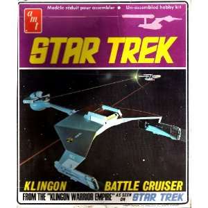  Star Trek Klingon Battle Cruiser Model Un assembled Hobby 