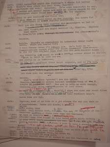   SHUTTLE Act 1 edited original radio script Mystery Theater 1981  